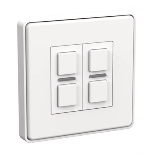 Lightwave LP52WH 2 Gang Wire Free Smart Dimmer White