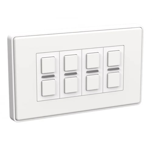 Lightwave LP54WH 4 Gang Wire Free Smart Dimmer White