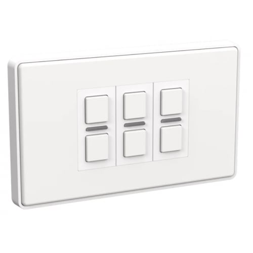 Lightwave LP53WH 3 Gang Wire Free Smart Dimmer White