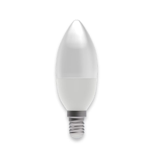 Bell 60510 3.9w SES LED Candle Lamp 2700k(Warm White) Opal 470 lumens