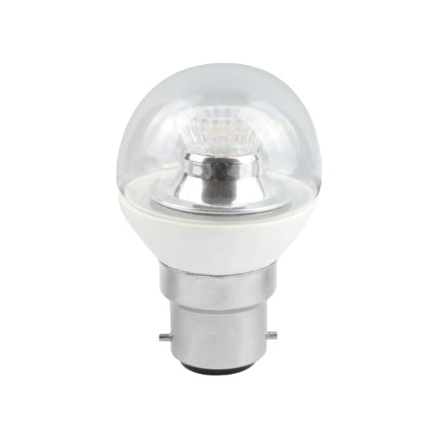 Bell 60578 2.1w BC LED G45 Lamp 2700k Warm White Clear 250 lumens Dimmable