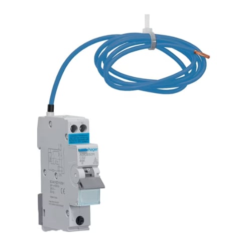Hager ADC932R 32a C Curve  Type A 1 Pole + Switched Neutral RCBO