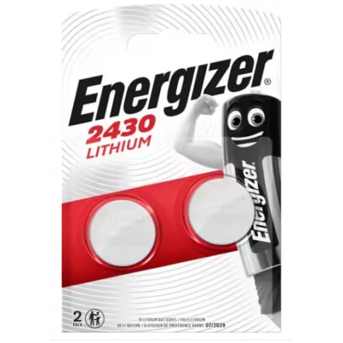 Energizer CR2430PK2 3 volt lithium battery 2 Pack