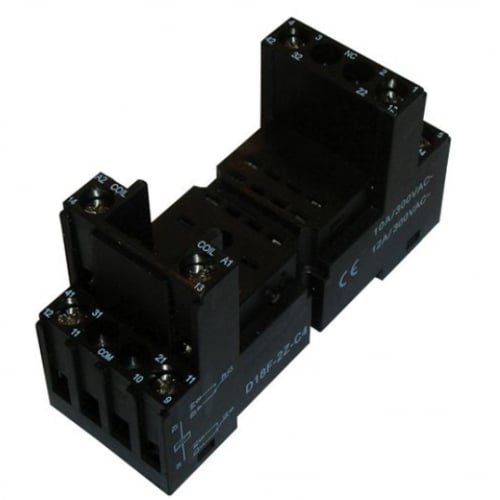 Kingshield PRSB8-B 8 pin plug in relay base with screw terminals